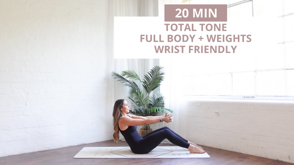 Total Tone 20 min full body weights wrist friendly